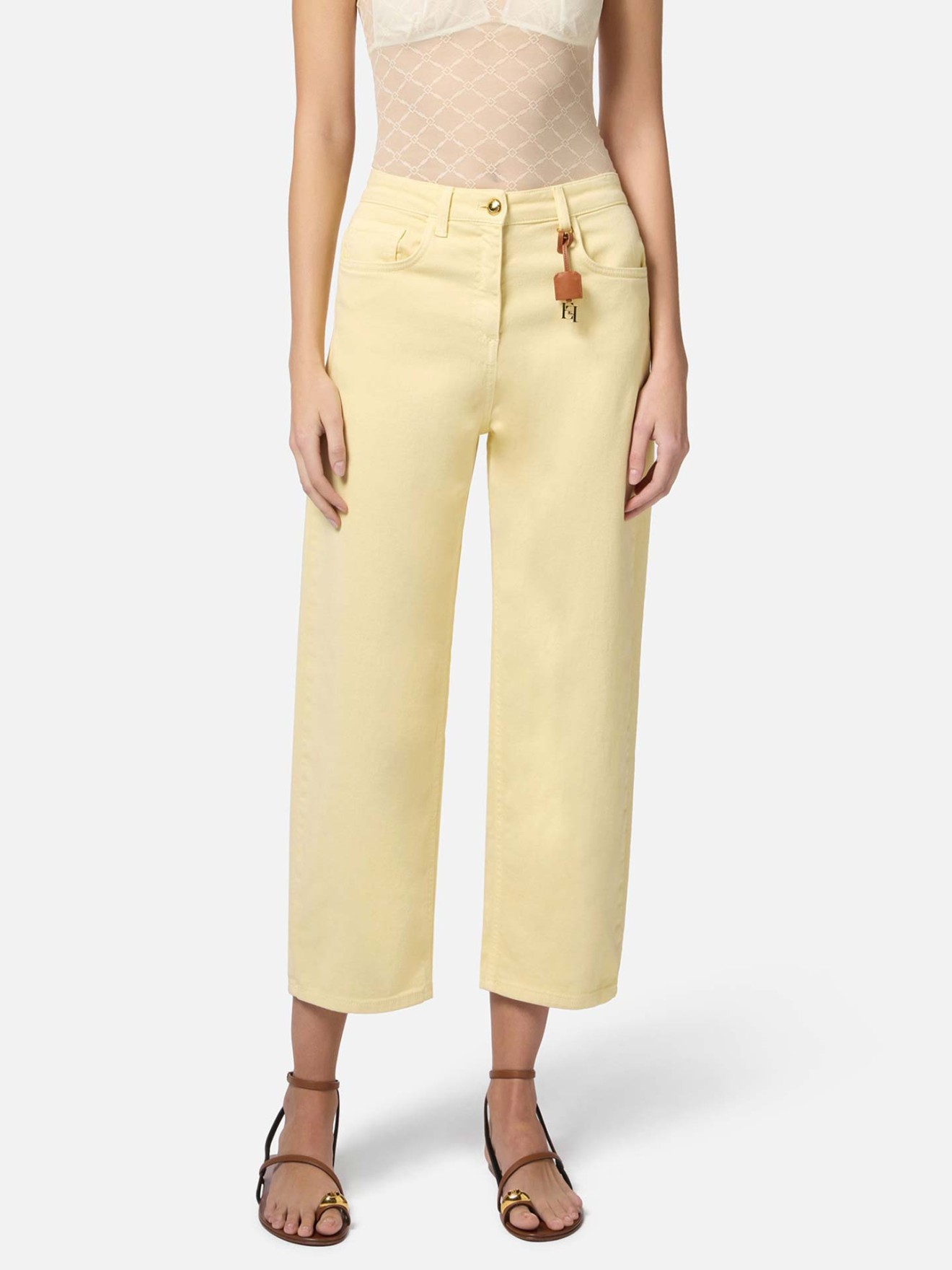 Calças de Ganga Straight Fit