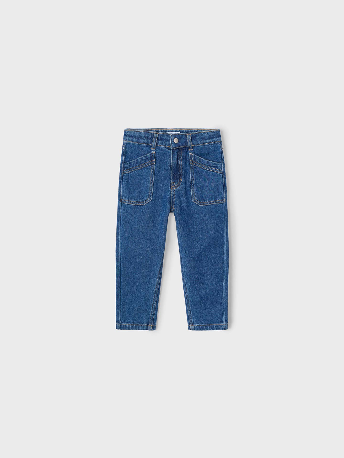 Calças de Ganga Mom Fit