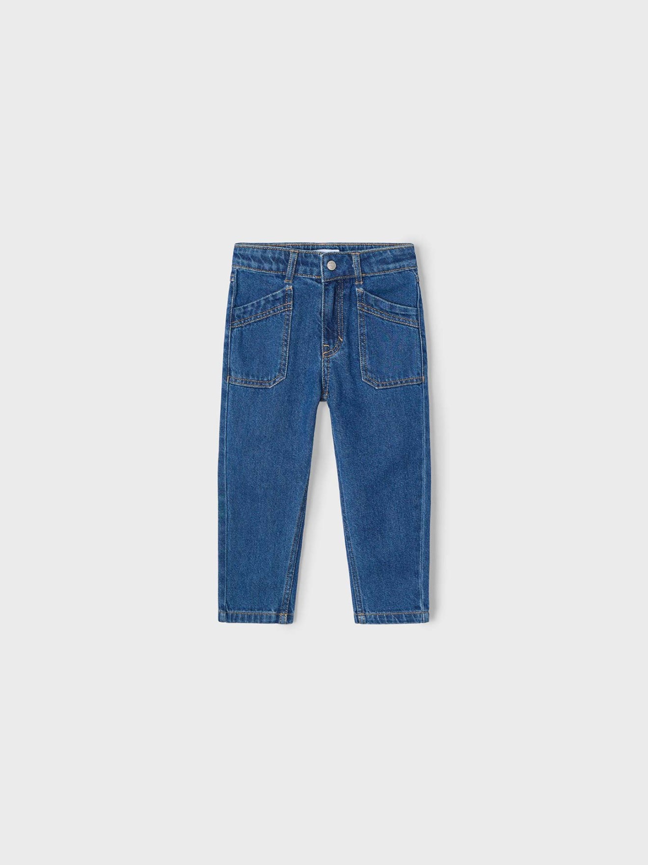 Calças de Ganga Mom Fit