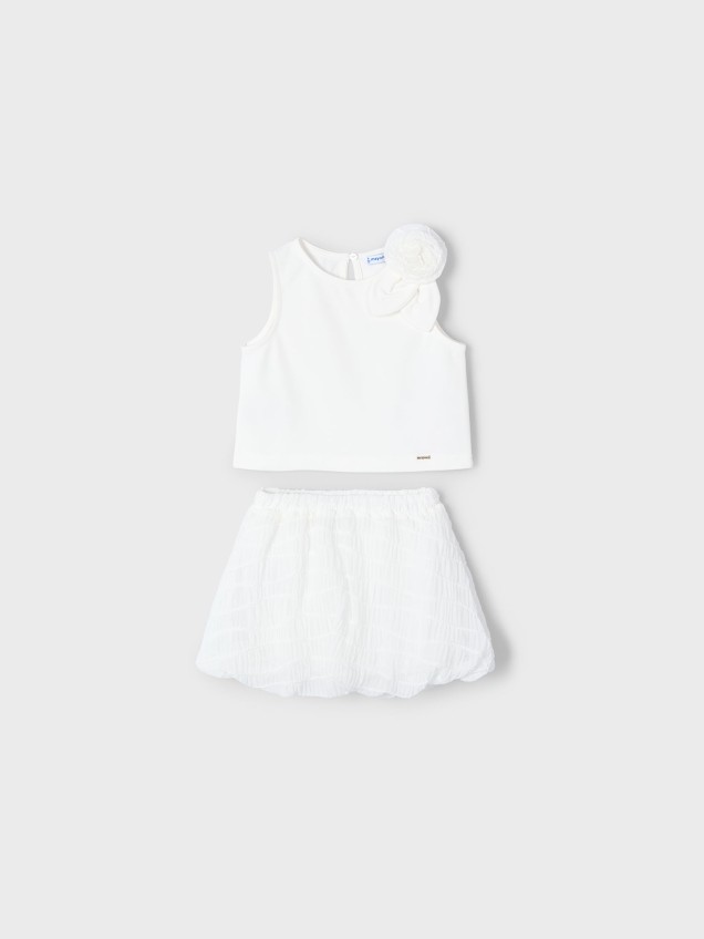Conjunto de Top e Saia