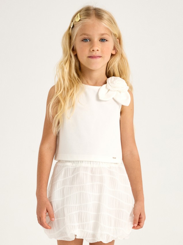 Conjunto de Top e Saia
