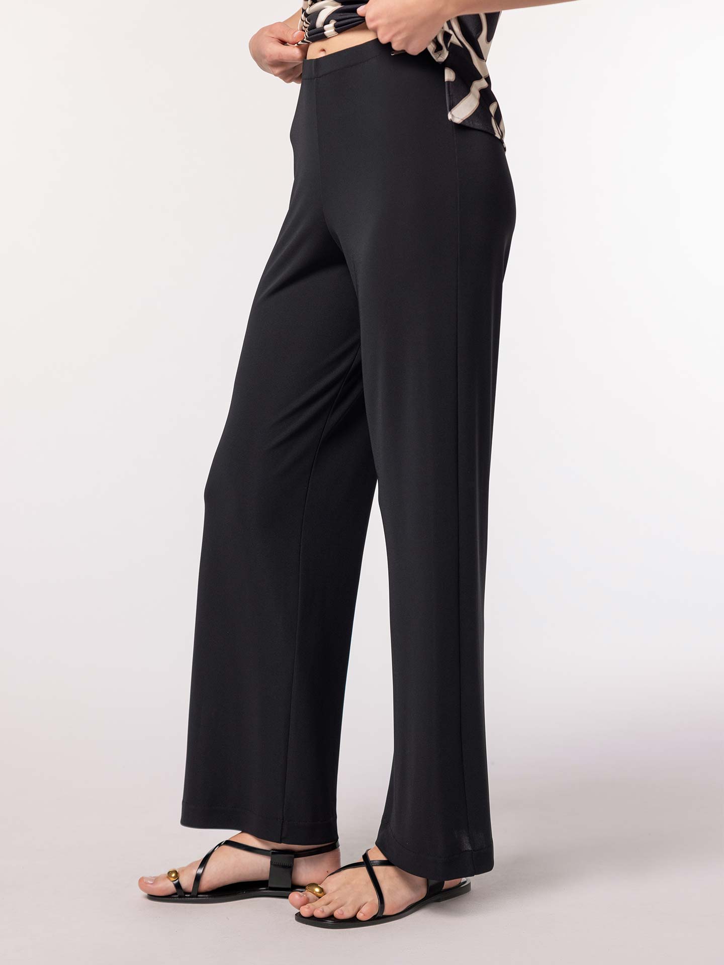 Calças de Malha Straight Fit