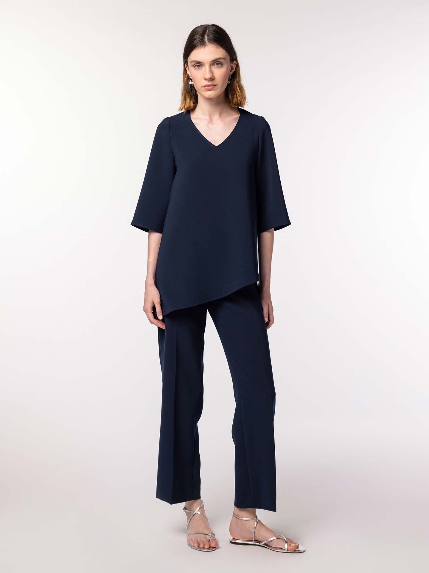 Calças Straight Fit