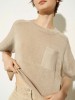 T-Shirt de Malha Ocra