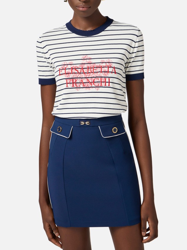 T-Shirt com Padrão
