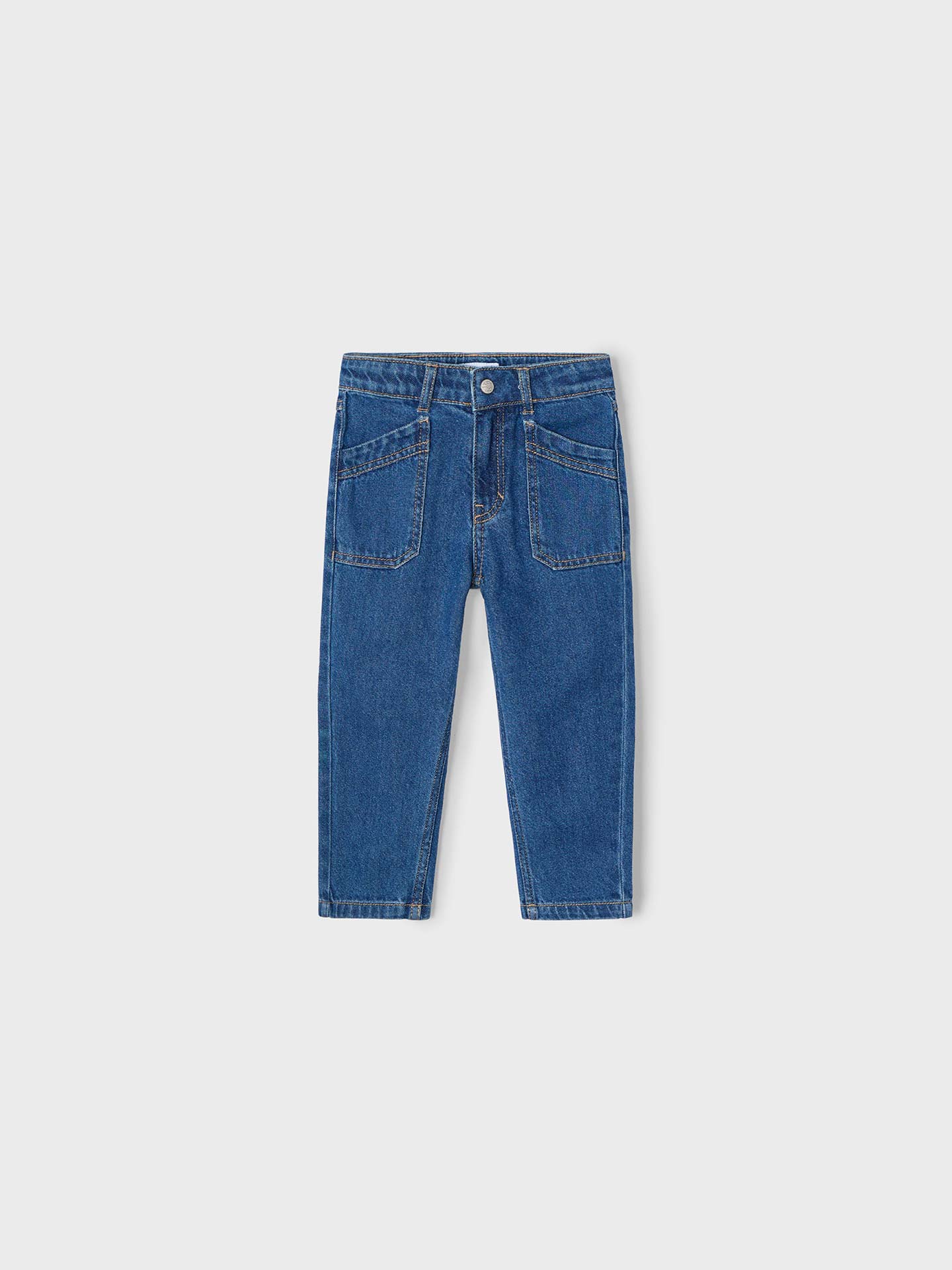Calças de Ganga Mom Fit