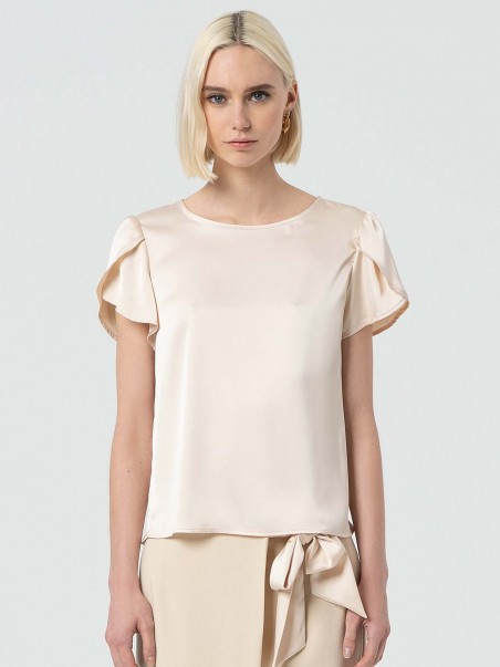 Blusa Acetinada