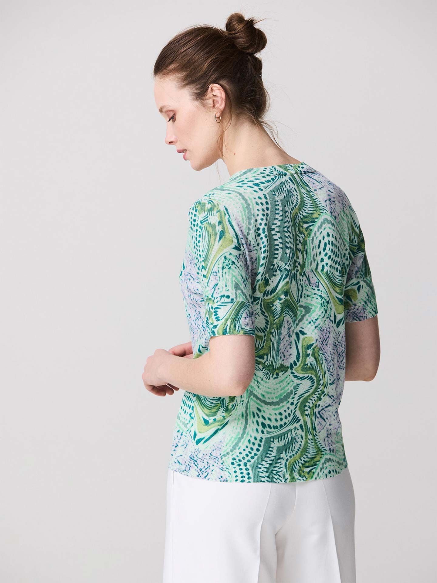 T-Shirt com Padrão