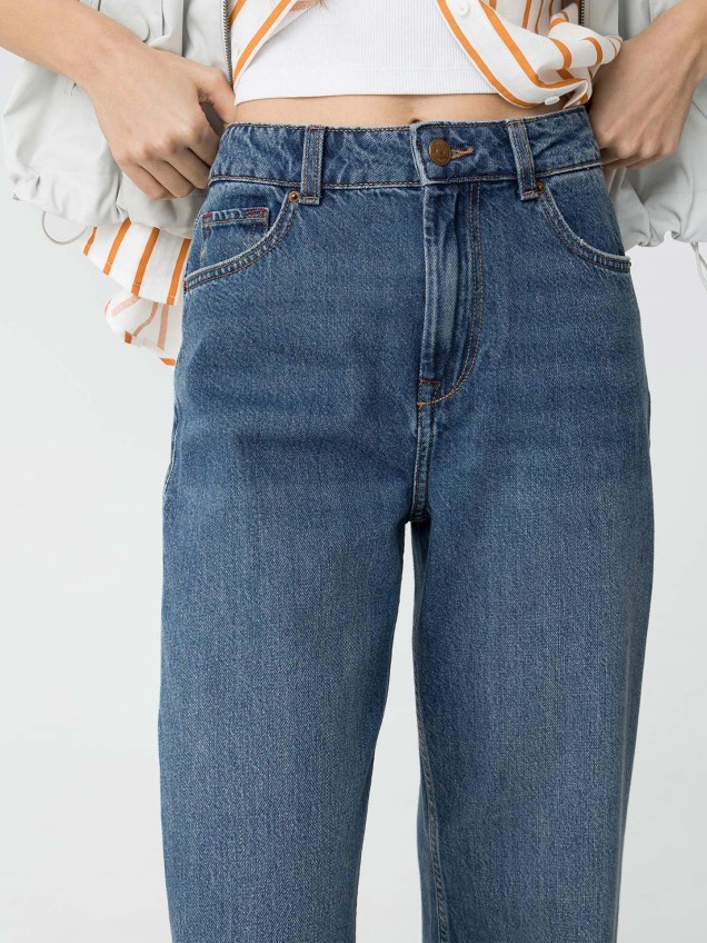 Calças de Ganga Straight Fit