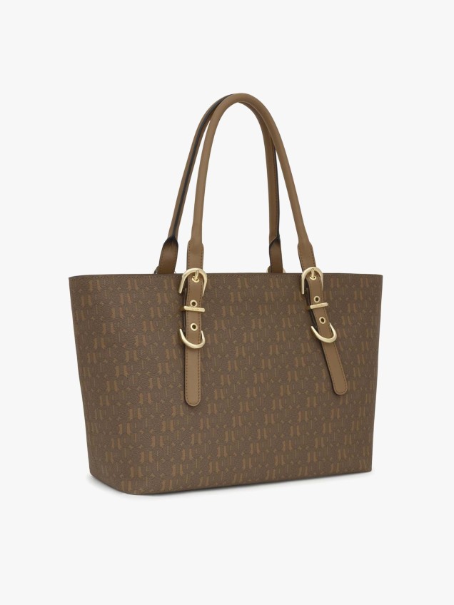 Tote Bag Buckles Silhouette