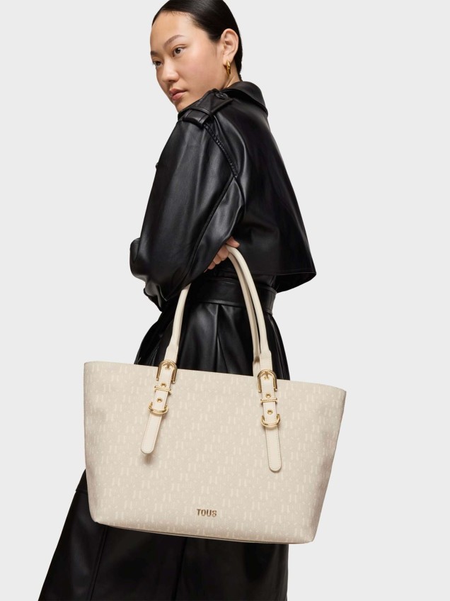 Tote Bag Buckles Silhouette
