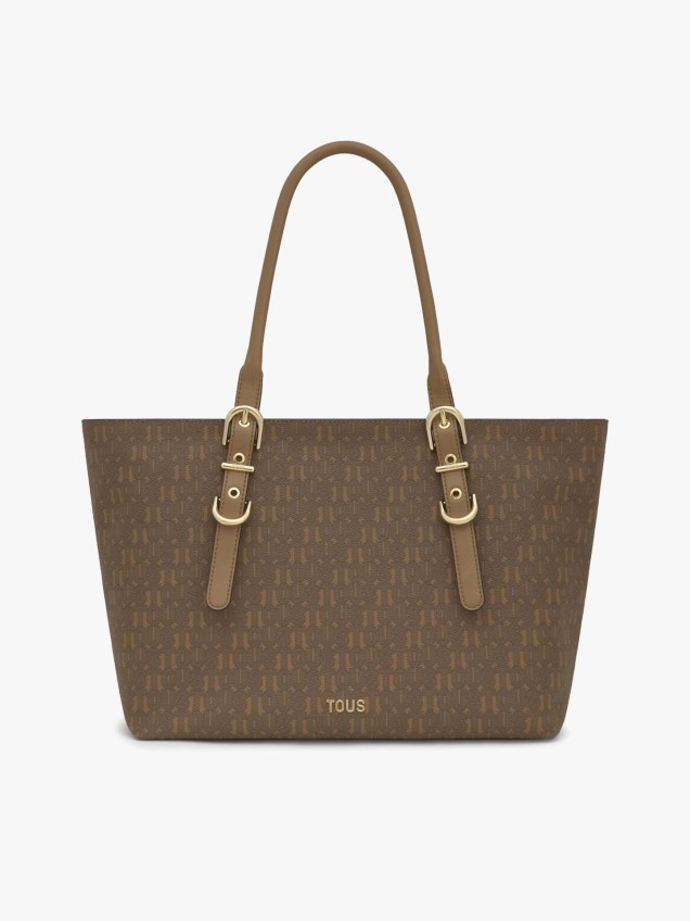 Tote Bag Buckles Silhouette
