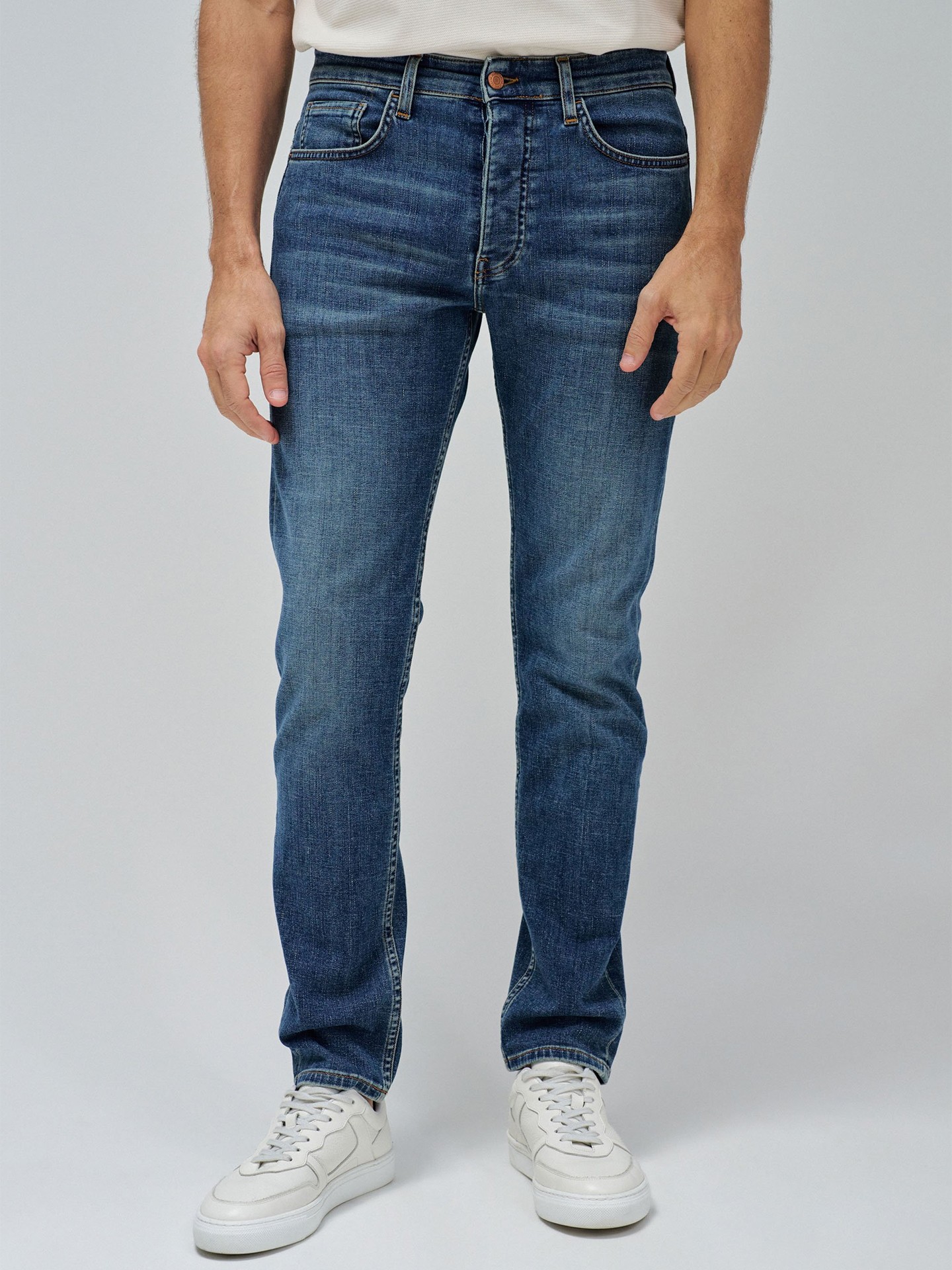 Calças de Ganga Slim Fit