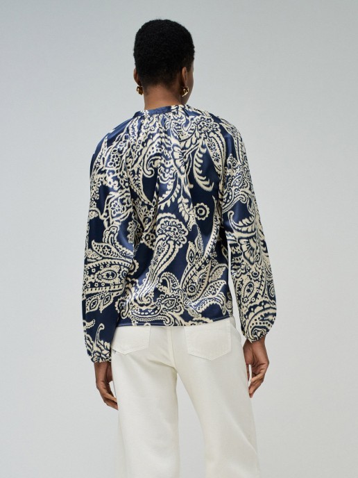 Blusa Acetinada