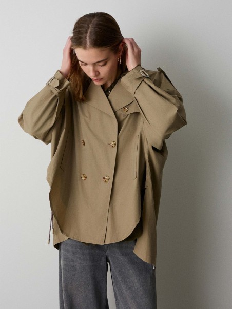 Trench Coat Assimtrica