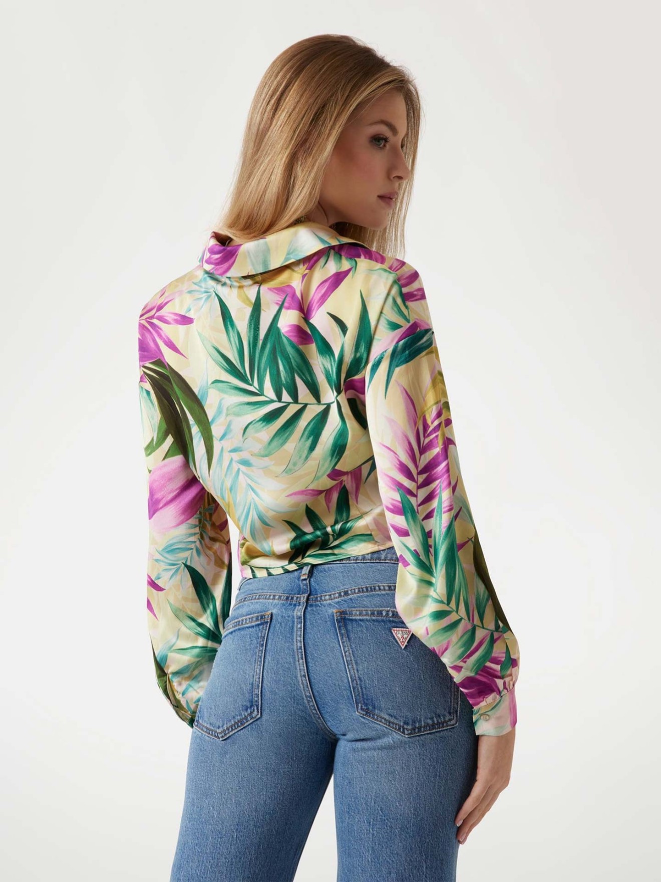 Camisa Acetinada