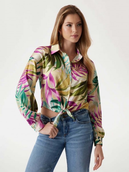 Camisa Acetinada