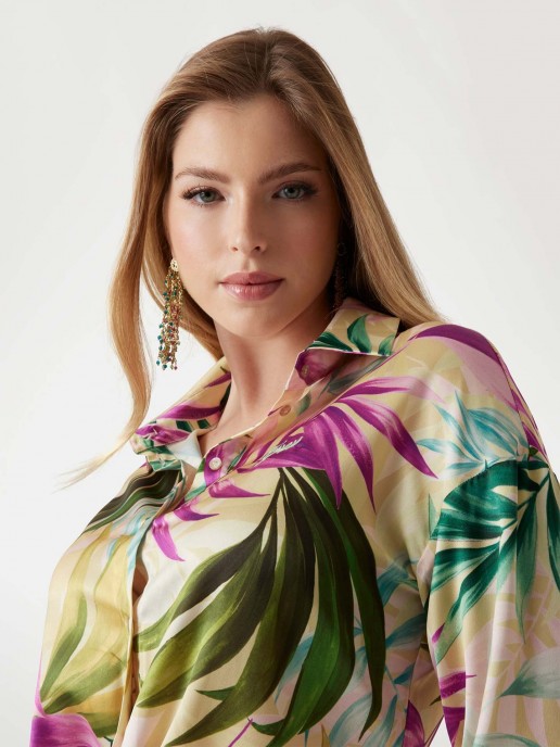 Camisa Acetinada