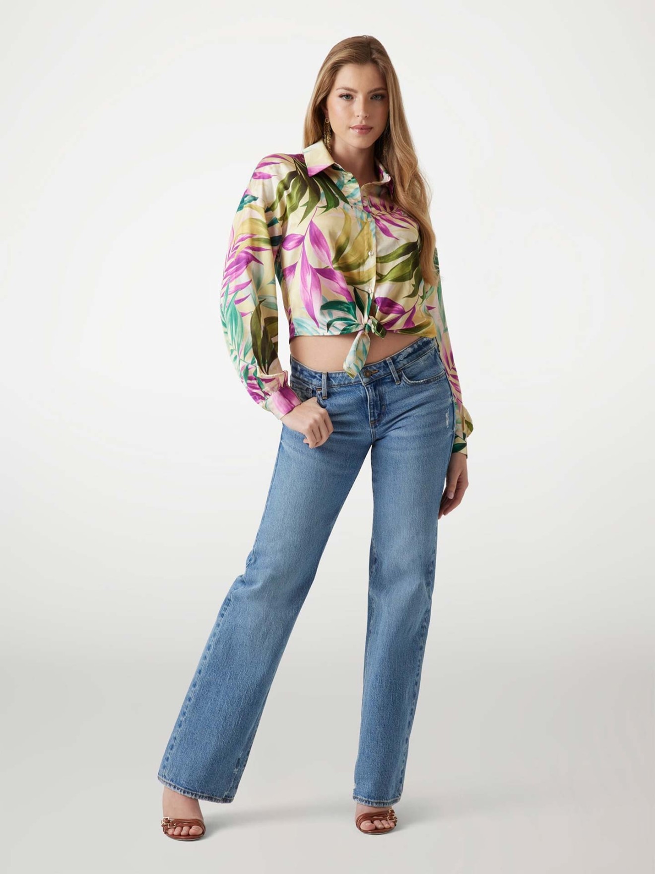Camisa Acetinada