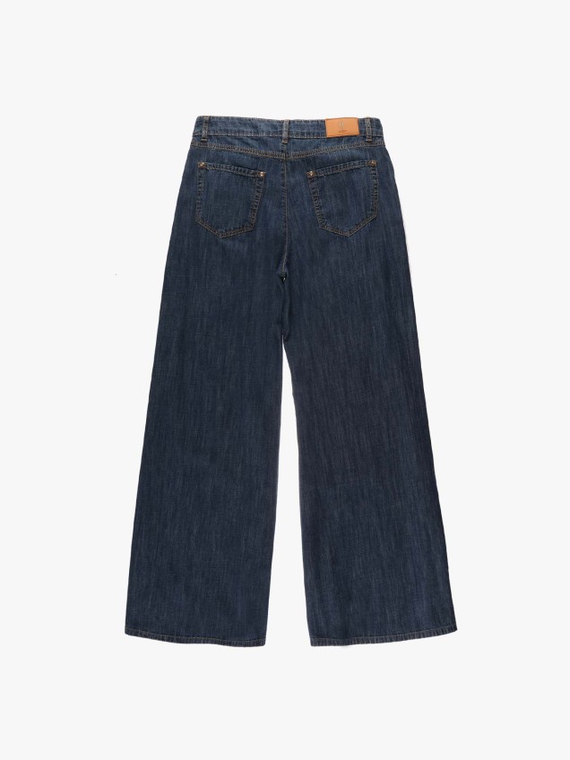 Calças de Ganga Palazzo