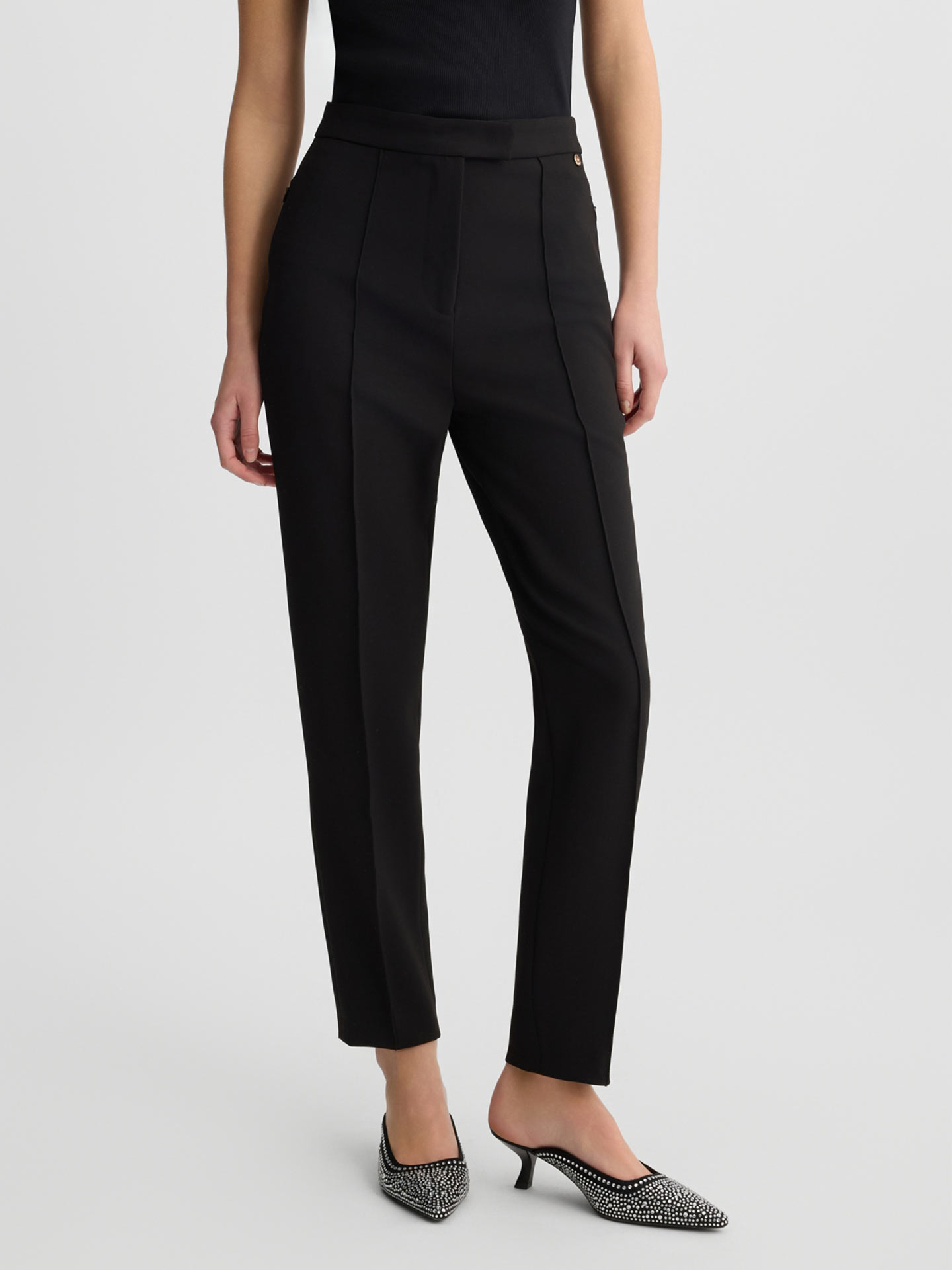 Calças Straight Fit