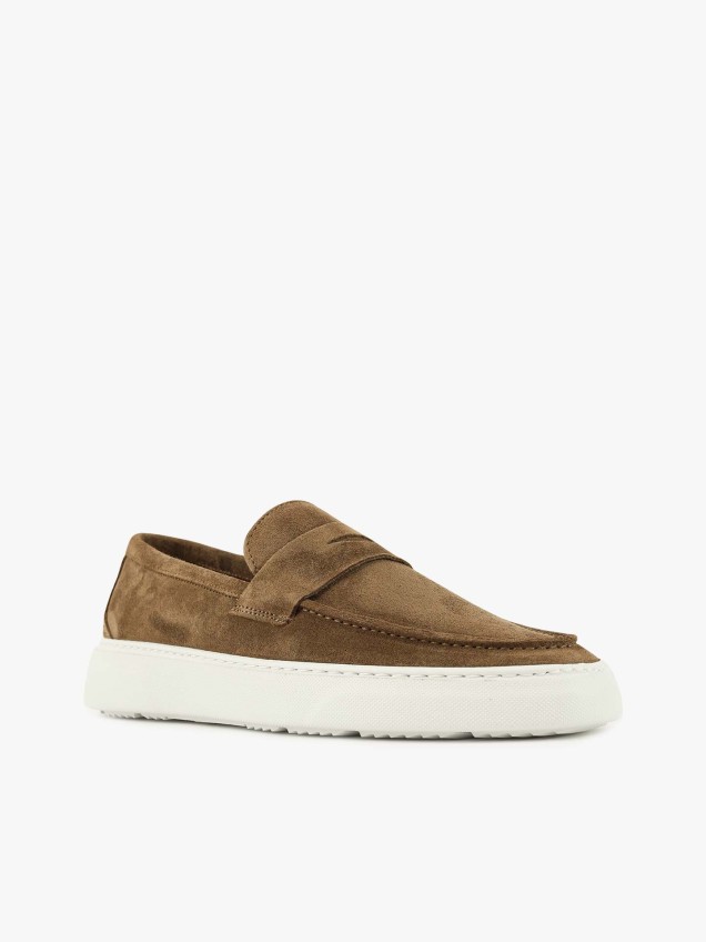 Loafers em Pele