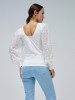 Camisola com Mangas em Bordado