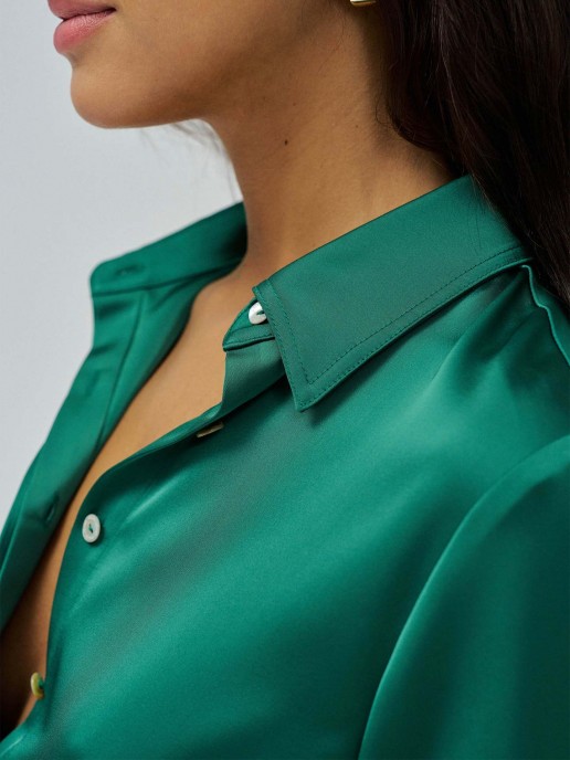 Camisa Acetinada