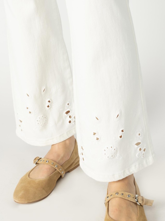 Calças de Ganga Flared Fit