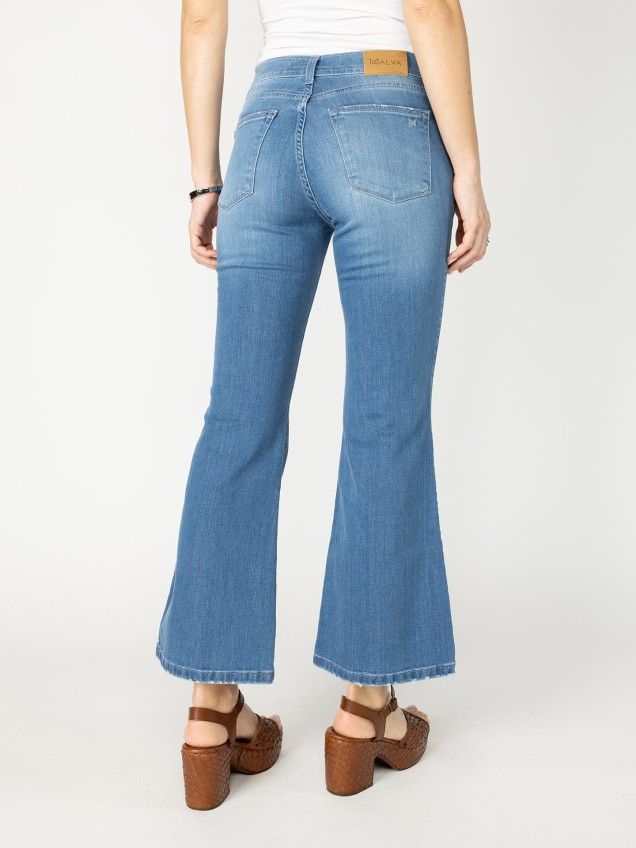 Calças de Ganga Flared Fit