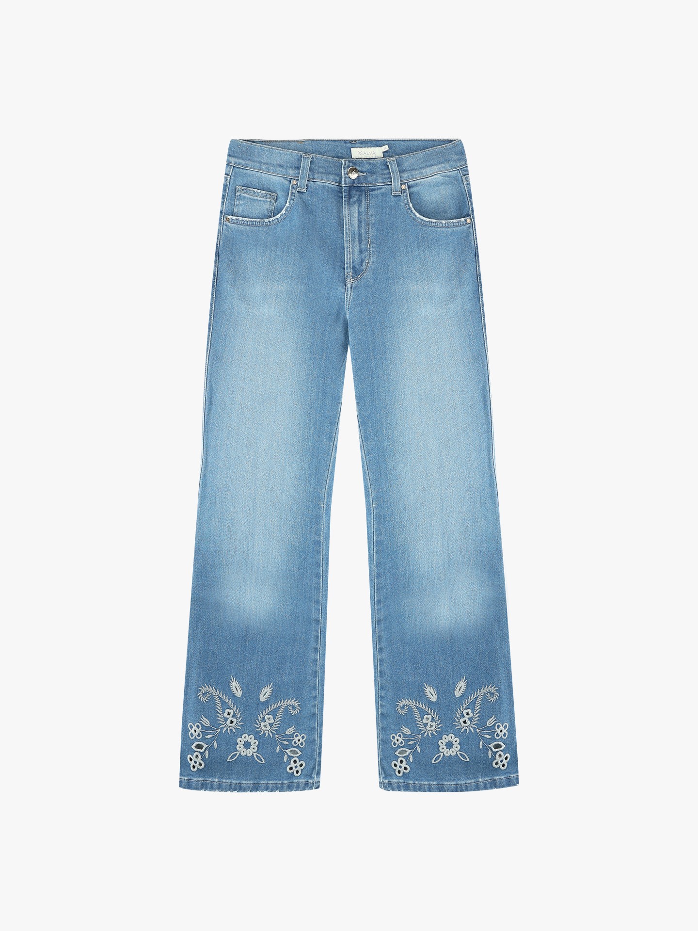 Calças de Ganga Flared Fit