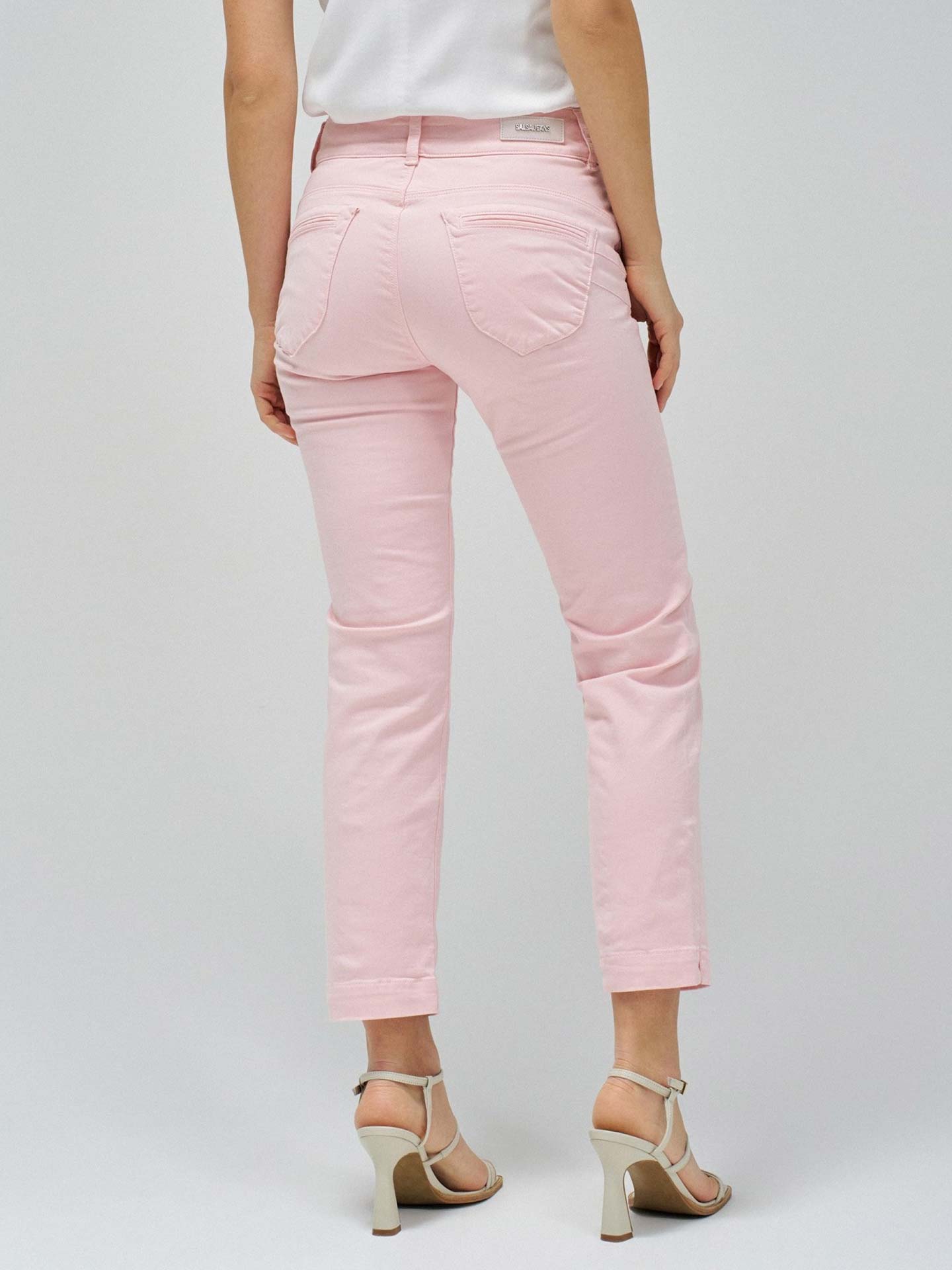 Calças Chino Secret Push-in Cropped Slim