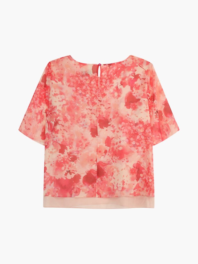 Blusa com Padrão Floral