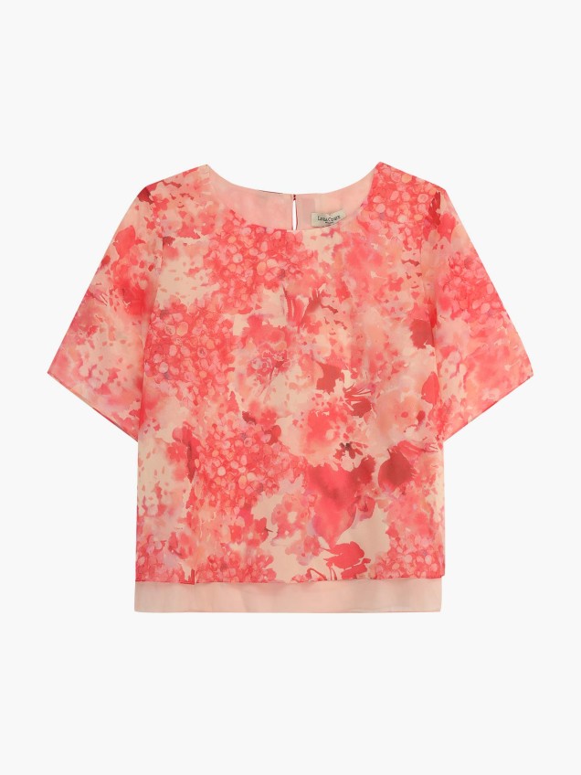 Blusa com Padr�o Floral
