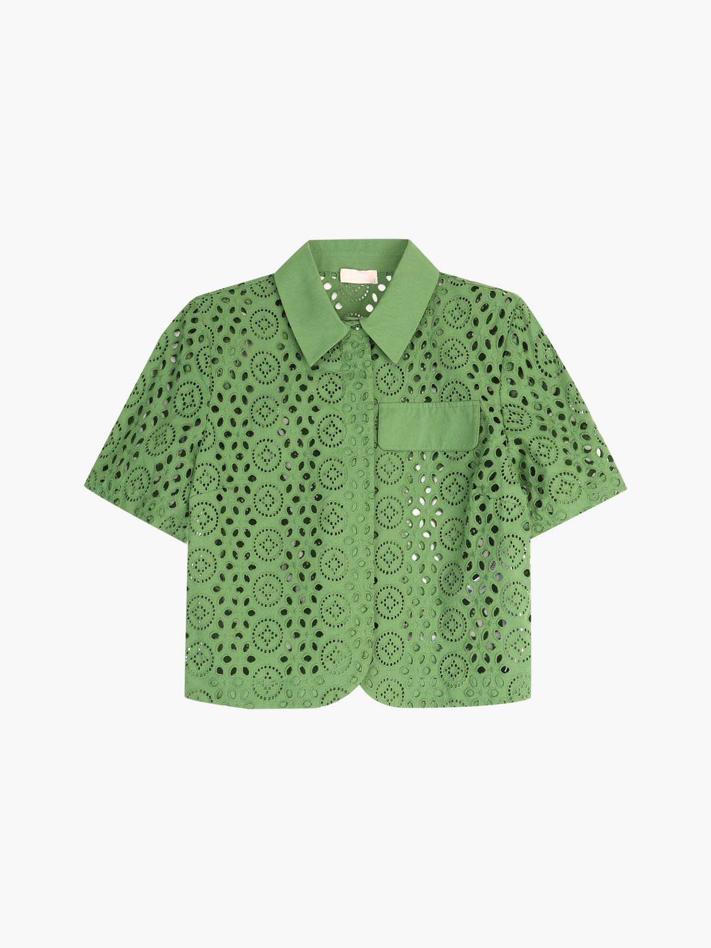 Camisa com Bordado Inglês