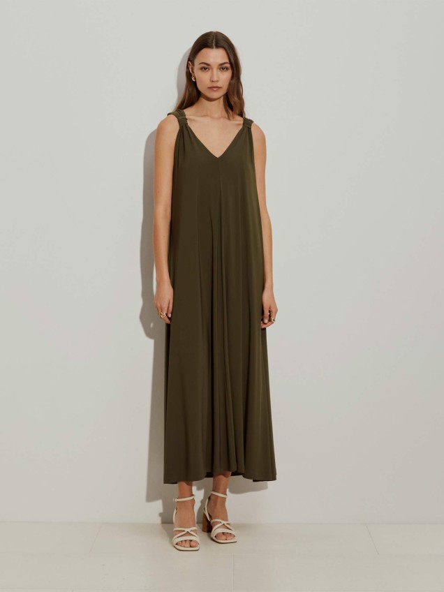 Vestido de Malha Comprido