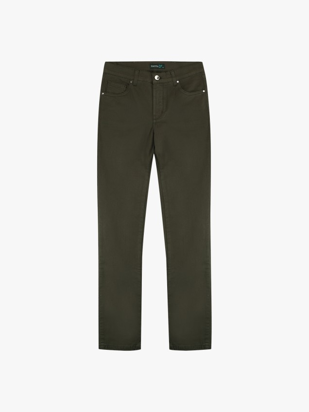 Calças Straight Fit