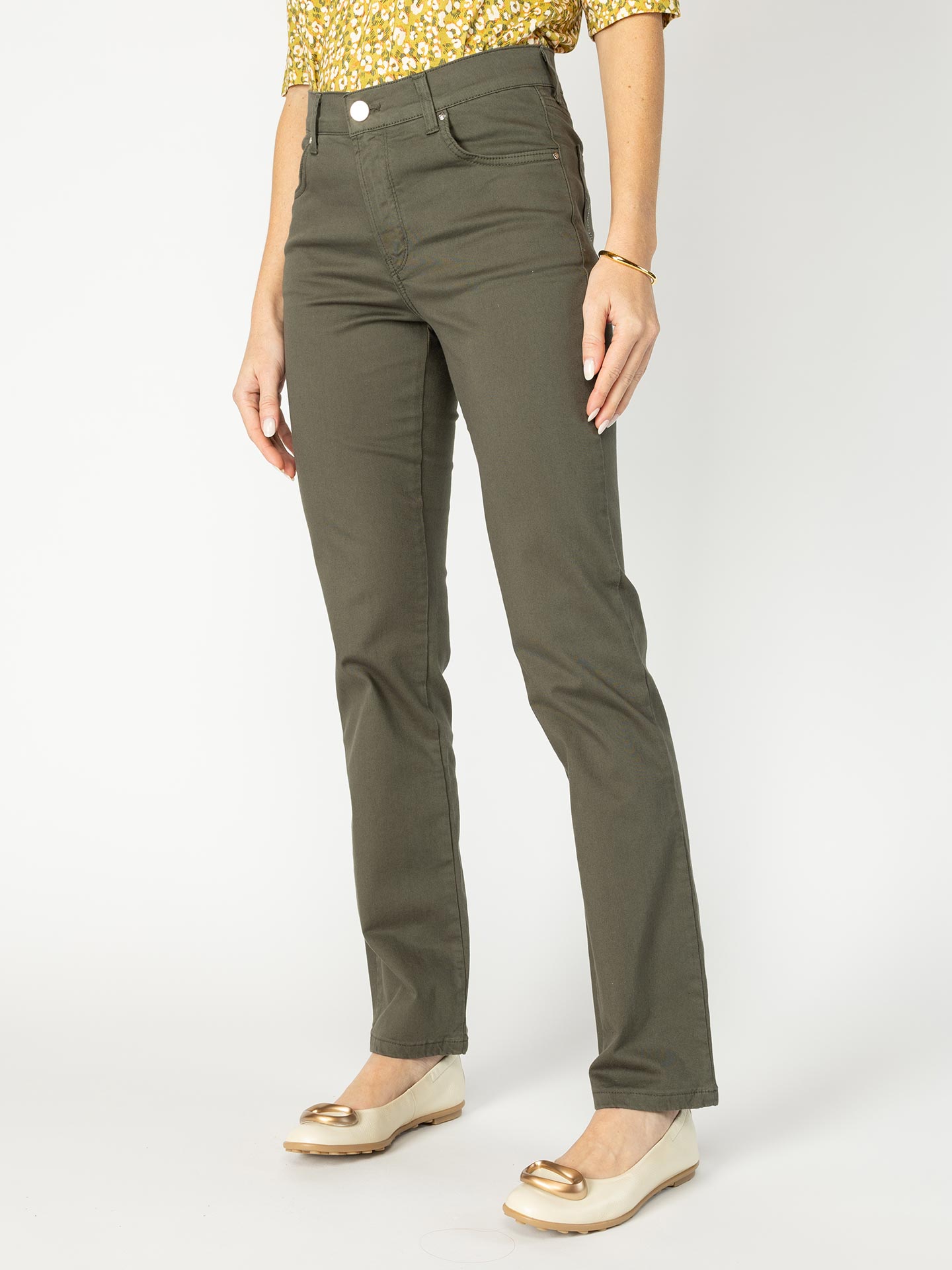 Calças Straight Fit