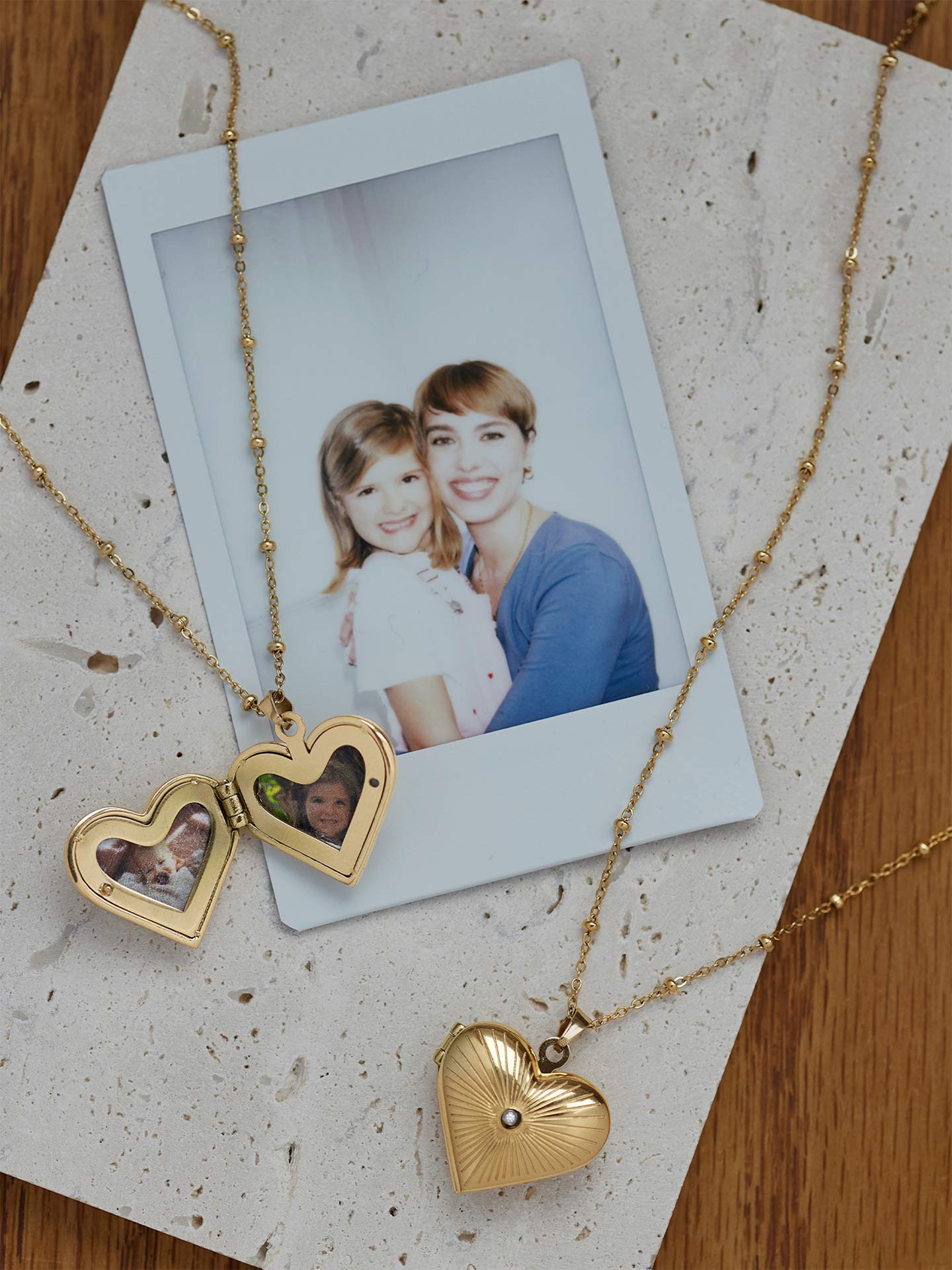 Colar Relicário Heart Memories