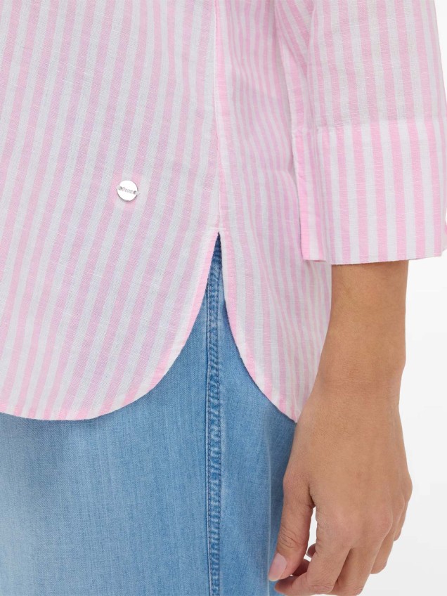 Camisa de Linho e Algodão