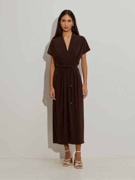 Vestido de Malha Comprido