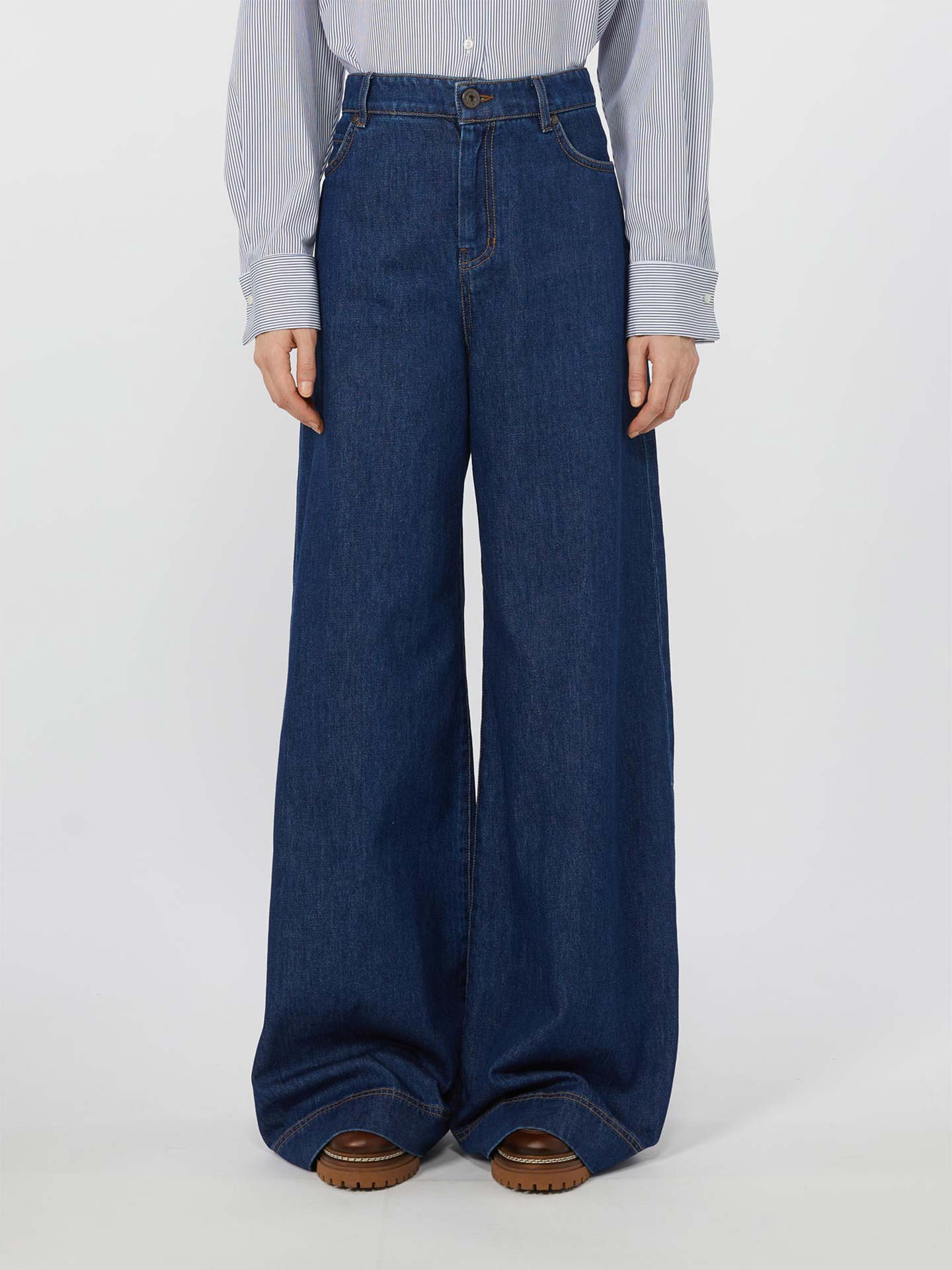 Calças de Ganga Wide Leg Ciro