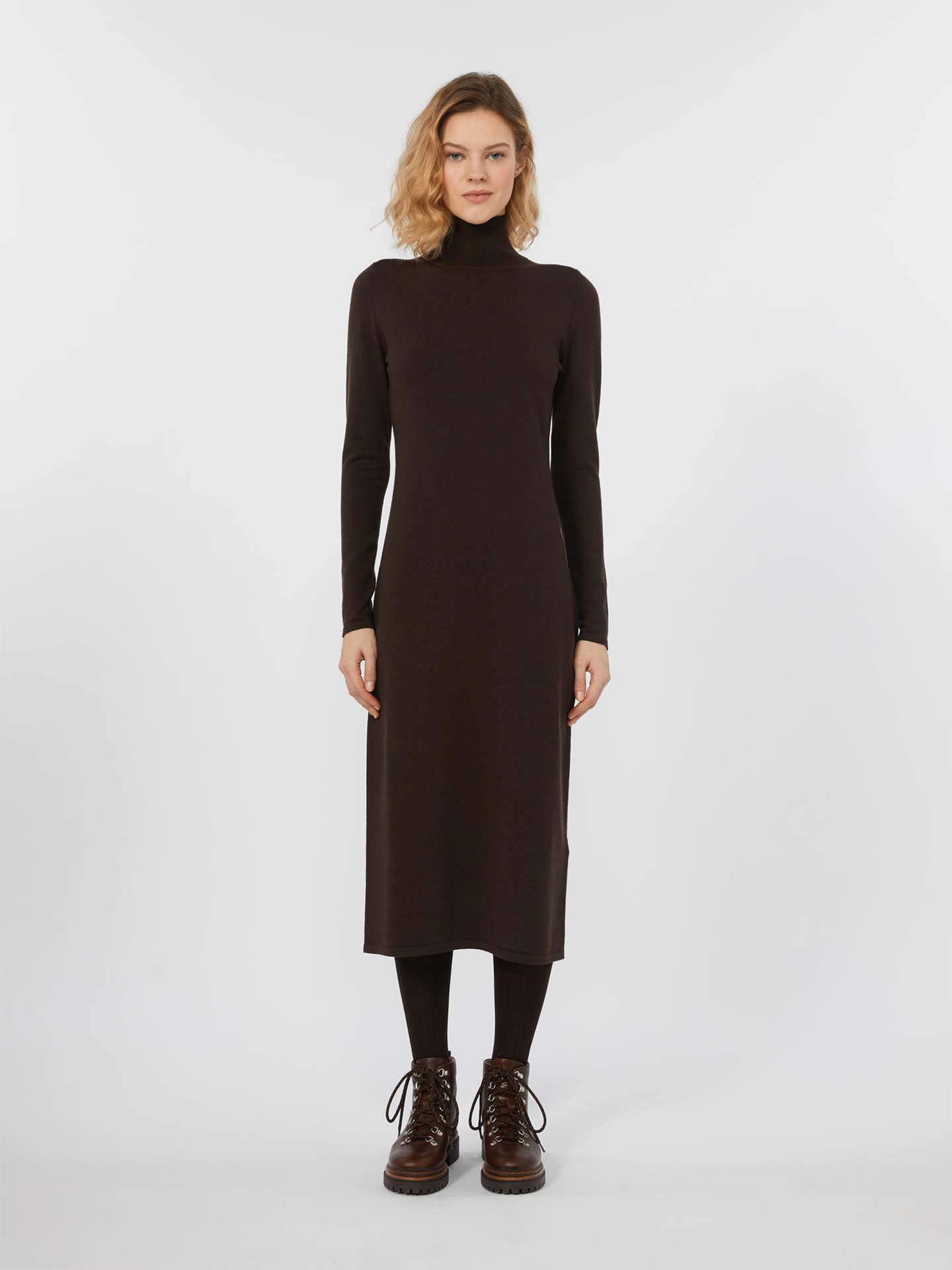 Vestido de Malha Ocroma