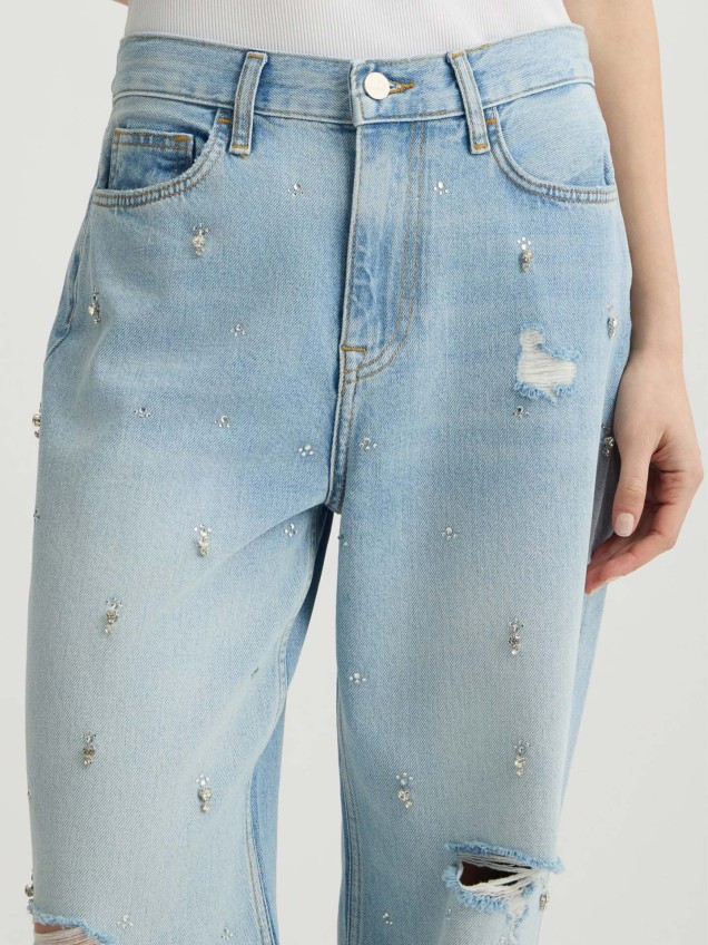 Calças de Ganga Straight Fit