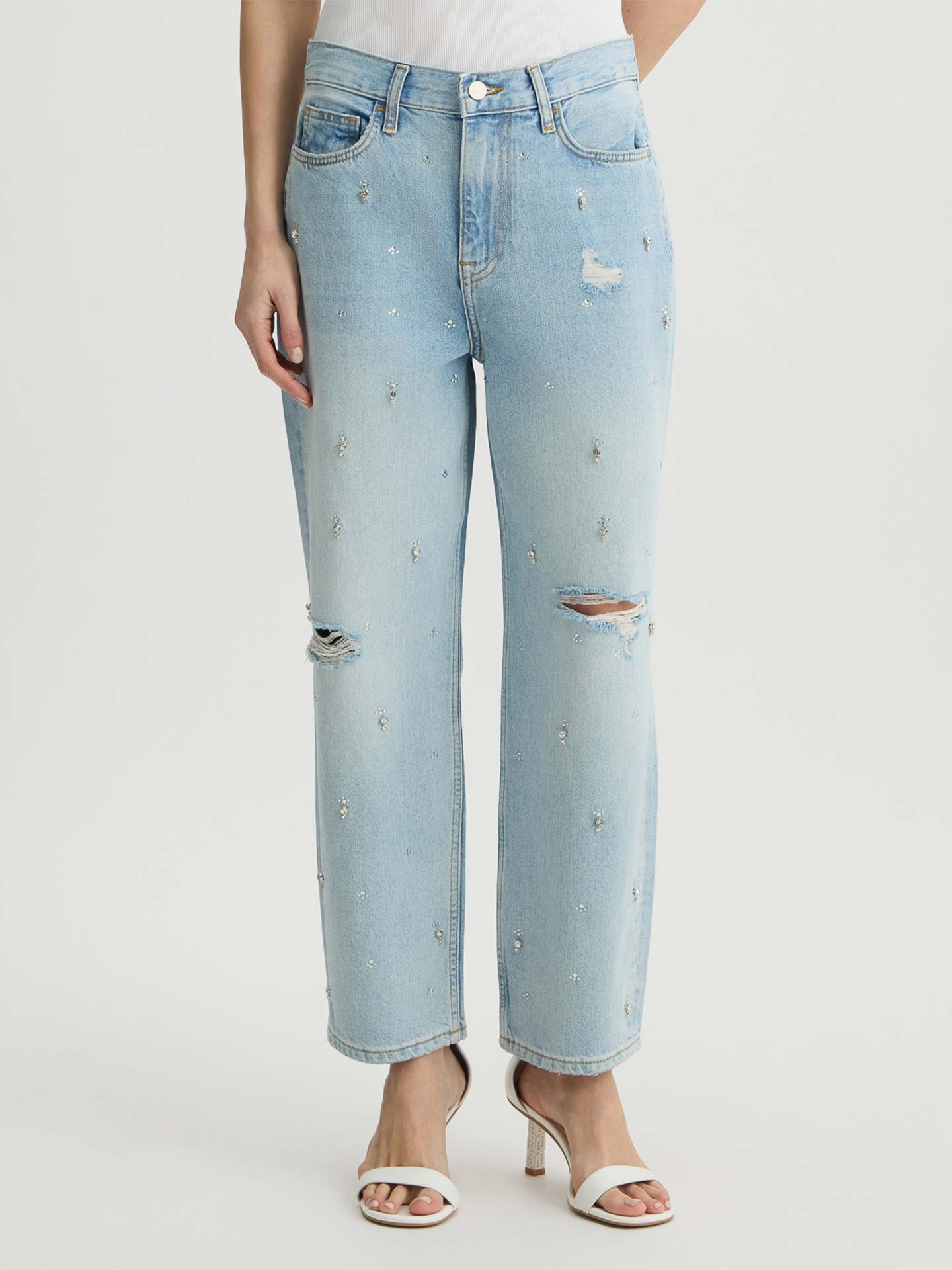 Calças de Ganga Straight Fit