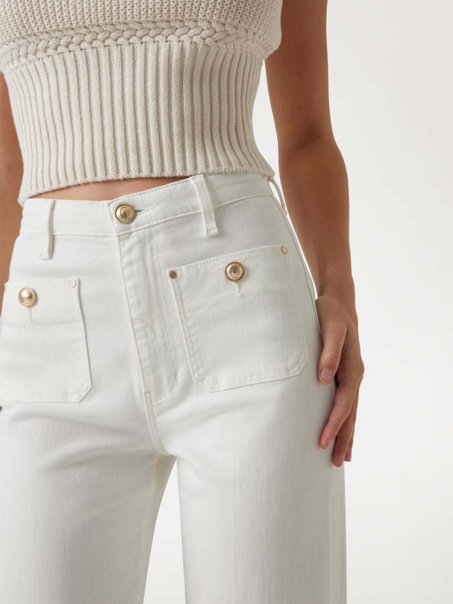 Calças de Ganga Wide Leg