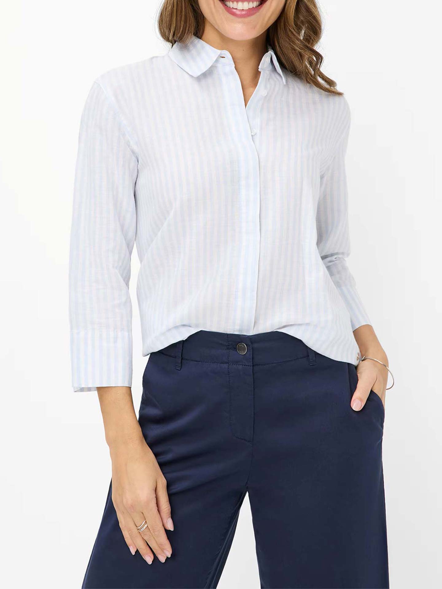 Camisa de Linho e Algodão