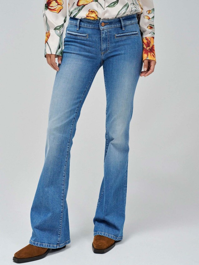 Calças de Ganga Wonder Push Up Flare