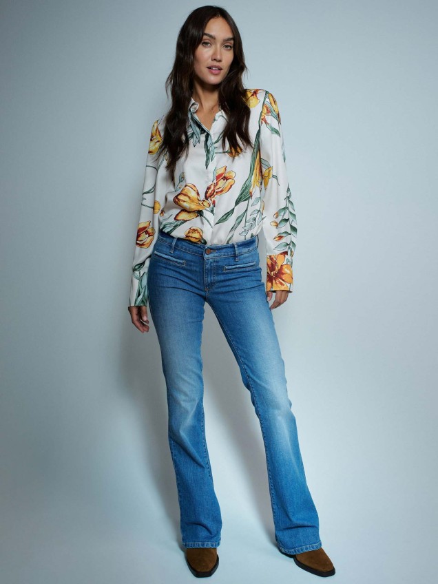 Calças de Ganga Wonder Push Up Flare