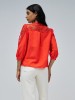 Camisa de Linho com Renda